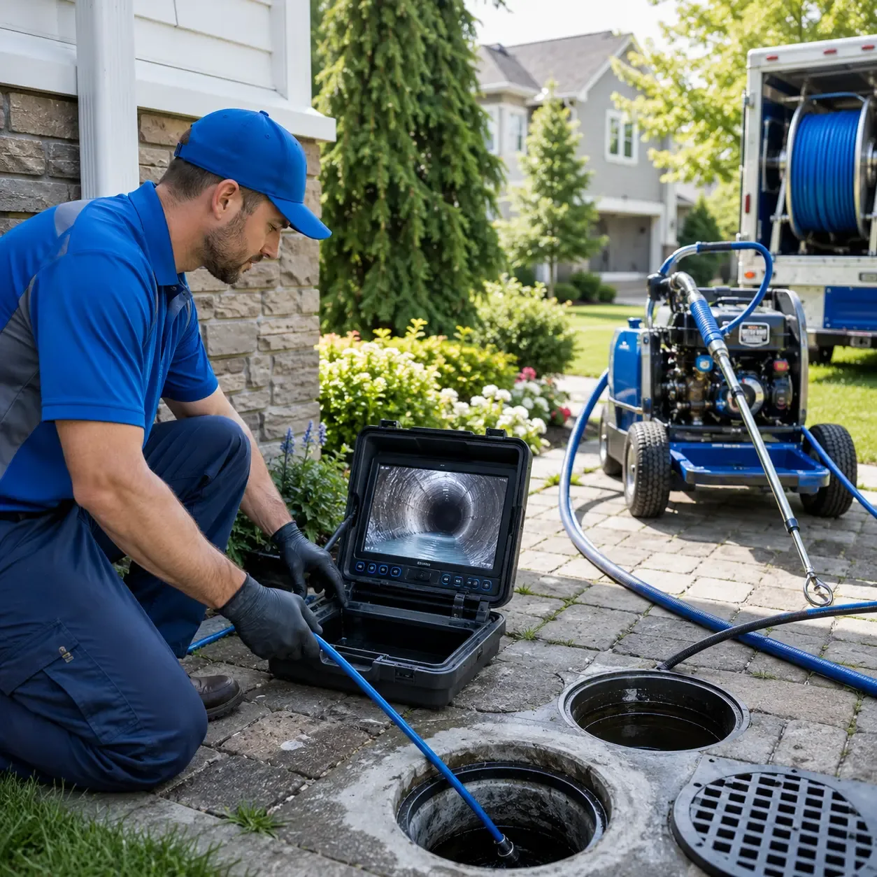 Outdoor drain cleaning professionals serving Pfafftown, NC